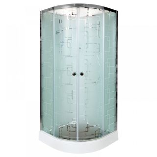 Душевая кабина Deto EM1590 с гм. и эл. 90х90х220 см